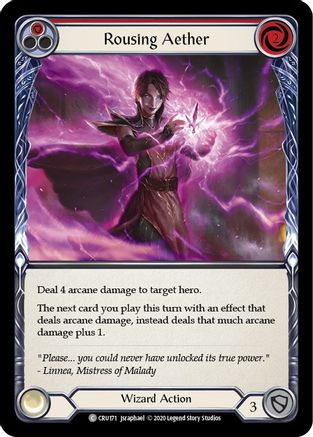 Rousing Aether (Red) (CRU171) - Crucible of War Unlimited Edition