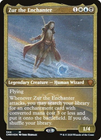 Zur the Enchanter (Foil Etched) / CMR / Mythic (FOIL)
