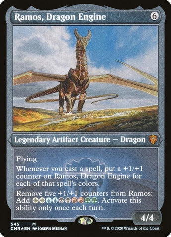 Ramos, Dragon Engine (Foil Etched) / M / CMR (FOIL)