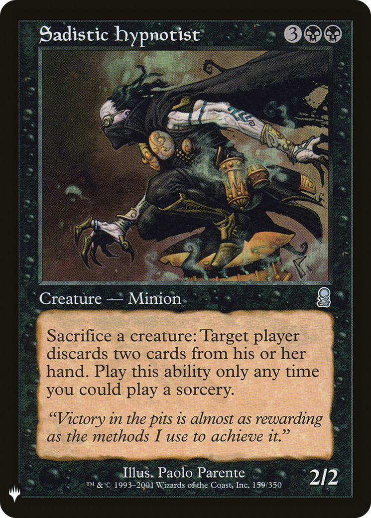 Sadistic Hypnotist (LIST-ODY-159) - The List