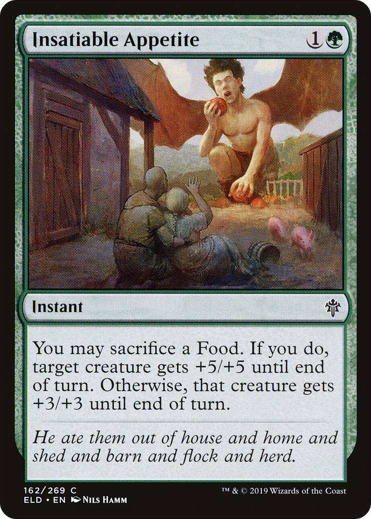 Insatiable Appetite (ELD-162) - Throne of Eldraine Foil