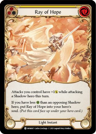 Ray of Hope (MON087) - Monarch Unlimited Edition Rainbow Foil