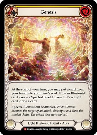 Genesis (MON006) - Monarch 1st Edition Rainbow Foil