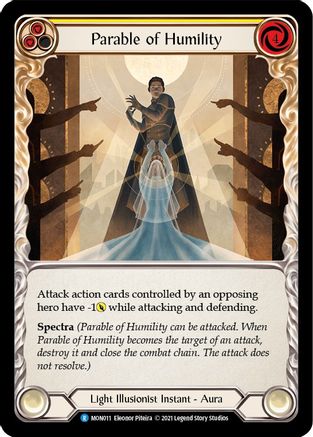 Parable of Humility (MON011) - Monarch 1st Edition Rainbow Foil