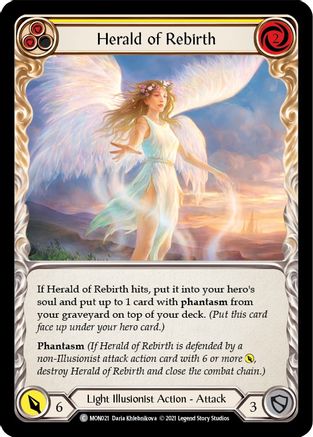 Herald of Rebirth (Yellow) (MON021) - Monarch Unlimited Edition