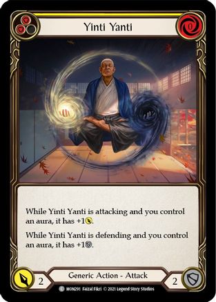 Yinti Yanti (Yellow) (MON291) - Monarch Unlimited Edition Rainbow Foil