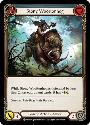 Stony Woottonhog (Blue) (MON286) - Monarch Unlimited Edition