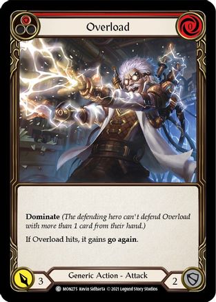 Overload (Red) (MON275) - Monarch 1st Edition