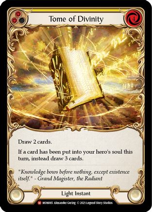 Tome of Divinity (MON065) - Monarch Unlimited Edition Rainbow Foil