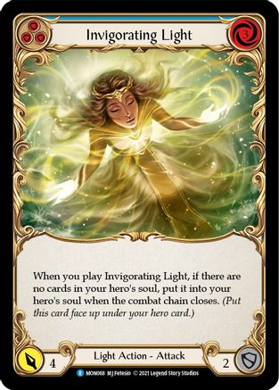 Invigorating Light (Blue) (MON068) - Monarch 1st Edition