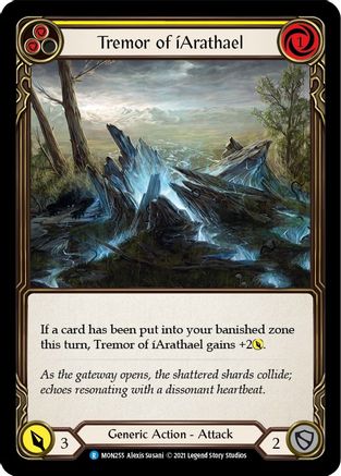 Tremor of iArathael (Yellow) (MON255) - Monarch 1st Edition