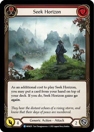 Seek Horizon (Red) (MON251) - Monarch 1st Edition