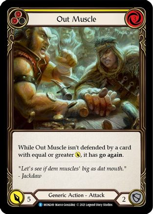 Out Muscle (Yellow) (MON249) - Monarch 1st Edition
