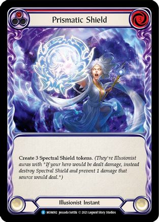 Prismatic Shield (Red) (MON092) - Monarch Unlimited Edition