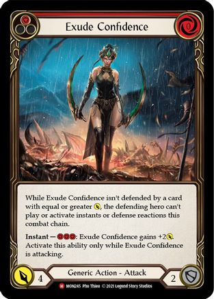 Exude Confidence (MON245) - Monarch Unlimited Edition Rainbow Foil