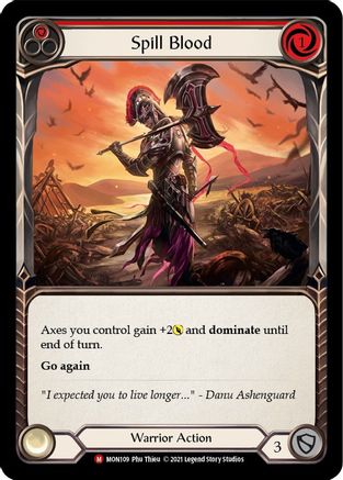 Spill Blood (MON109) - Monarch 1st Edition Rainbow Foil