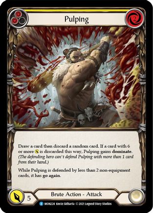 Pulping (Yellow) (MON224) - Monarch 1st Edition