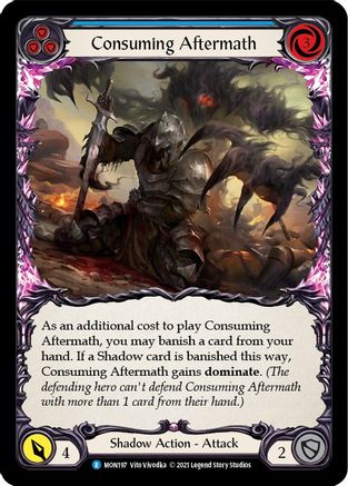 Consuming Aftermath (Blue) (MON197) - Monarch 1st Edition
