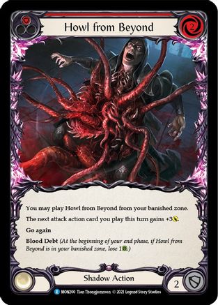 Howl from Beyond (Red) (MON200) - Monarch 1st Edition Rainbow Foil