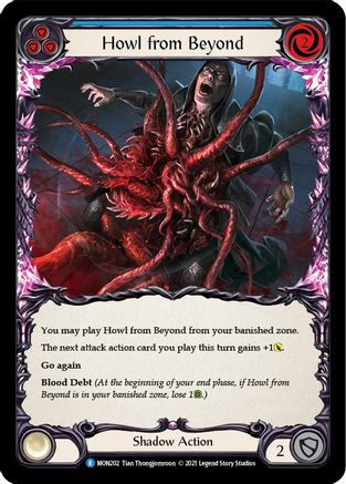 Howl from Beyond (Blue) (MON202) - Monarch Unlimited Edition Rainbow Foil