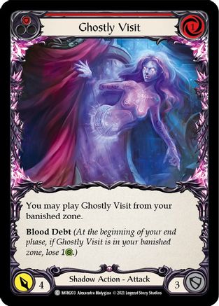 Ghostly Visit (Red) (MON203) - Monarch 1st Edition