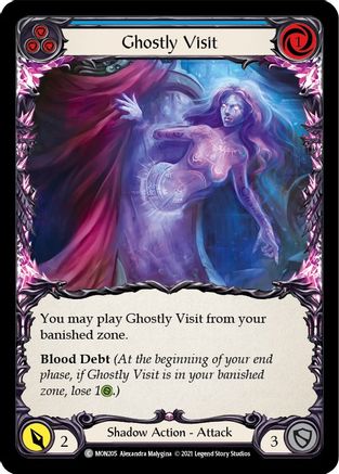Ghostly Visit (Blue) (MON205) - Monarch 1st Edition
