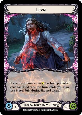 Levia // Levia, Shadowborn Abomination (MON120) - Monarch 1st Edition