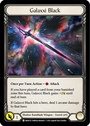 Galaxxi Black // Soul Shackle (MON155) - Monarch 1st Edition