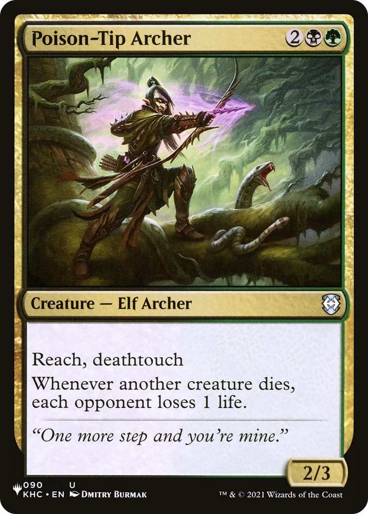 Poison-Tip Archer (LIST-KHC-90) - The List