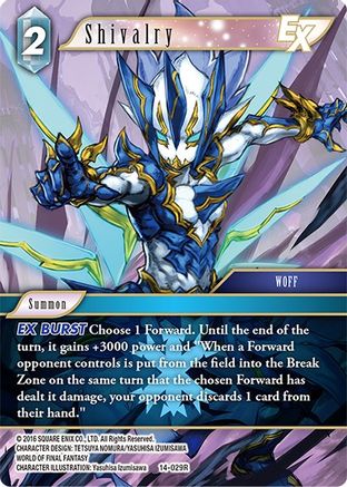 Shivalry EX (14-029R) - Opus XIV Crystal Abyss Foil