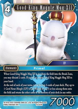 Good King Moggle Mog XII (14-031R) - Opus XIV Crystal Abyss Foil
