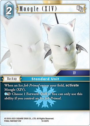 Moogle (XIV) (14-037C) - Opus XIV Crystal Abyss Foil