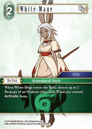 White Mage (14-044C) - Opus XIV Crystal Abyss Foil