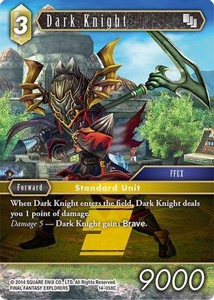 Dark Knight (14-058C) - Opus XIV Crystal Abyss Foil