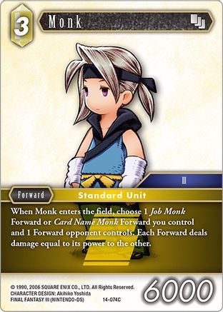 Monk (14-074C) - Opus XIV Crystal Abyss