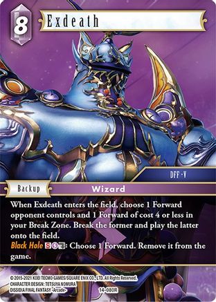 Exdeath (14-080R) - Opus XIV Crystal Abyss Foil