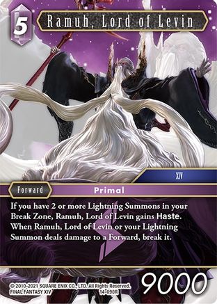 Ramuh, Lord of Levin (14-090R) - Opus XIV Crystal Abyss