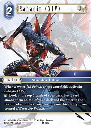 Sahagin (XIV) (14-107C) - Opus XIV Crystal Abyss Foil