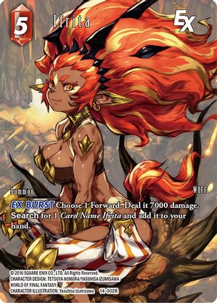 Ifrita EX (Full Art) (14-002R) - Opus XIV Crystal Abyss Foil