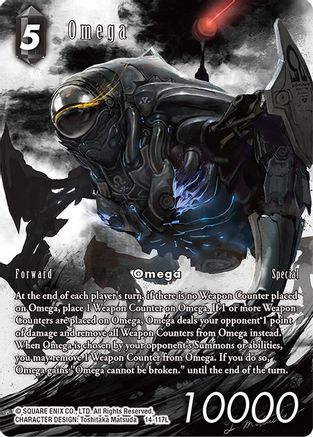 Omega (Full Art) (14-117L) - Opus XIV Crystal Abyss Foil