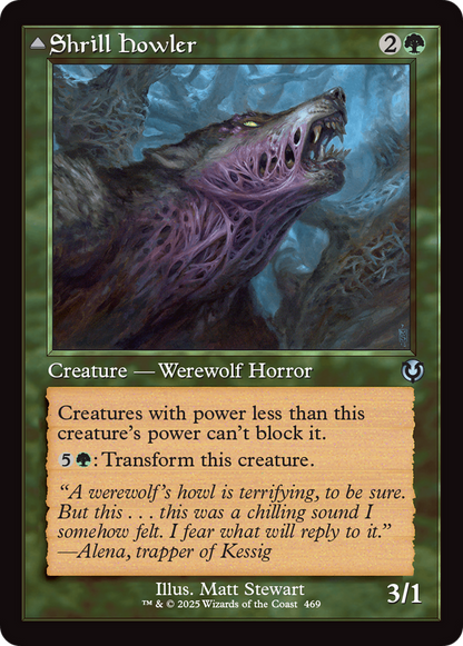 Shrill Howler // Howling Chorus (INR-469) - Innistrad Remastered Foil