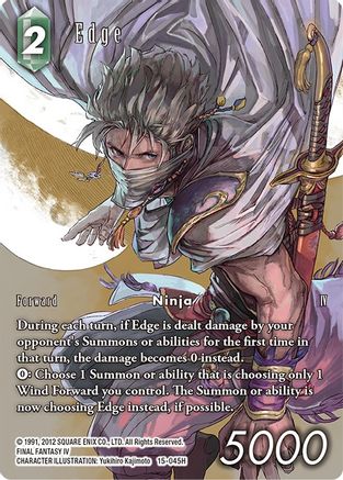 Edge (Full Art) (15-045H) - Crystal Dominion Foil