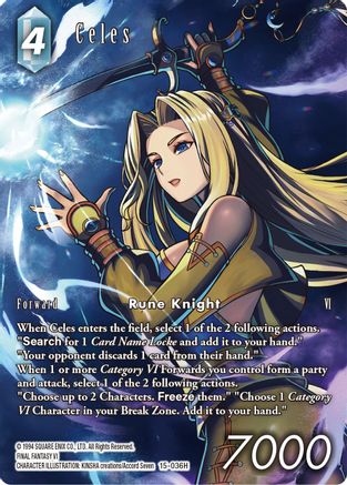 Celes (Full Art) (15-036H) - Crystal Dominion Foil