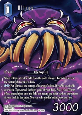 Ultros (Full Art) (15-109R) - Crystal Dominion Foil