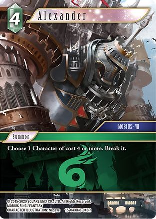 Alexander (15-043R/8-046R) - Crystal Dominion Foil