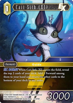 Cait Sith (XI) EX (15-070R) - Crystal Dominion Foil