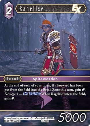 Ragelise EX (15-100R) - Crystal Dominion