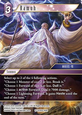 Ramuh (15-101R/6-102R) - Crystal Dominion Foil