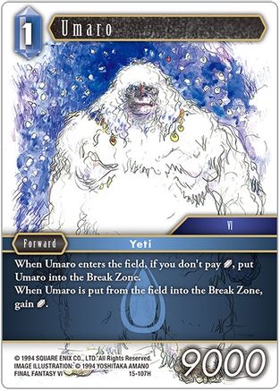 Umaro (15-107H) - Crystal Dominion Foil