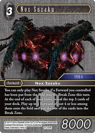 Nox Suzaku (15-130H) - Crystal Dominion Foil